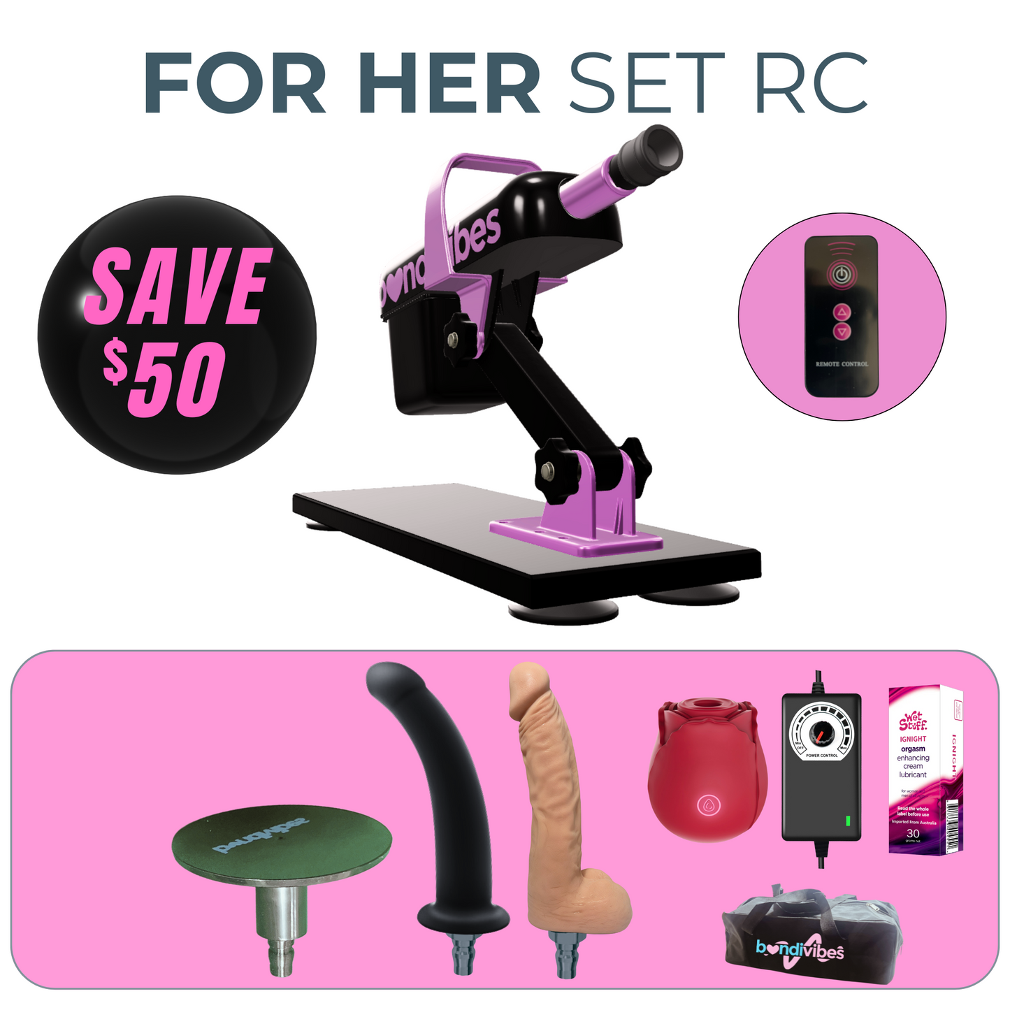 MKii For Her Sex Machine Set