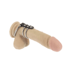 Last Longer Triple Cock Ring with Leather Strap Bondivibes