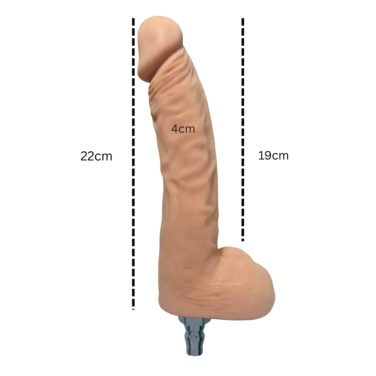 Silicone 9" Dildo Attachment