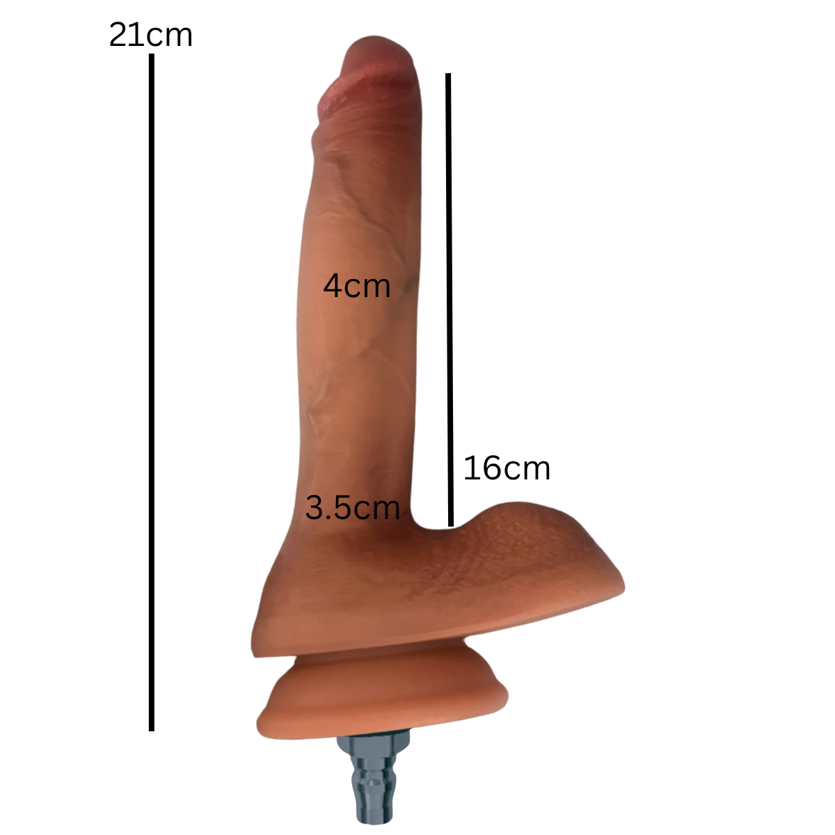 Hyper-Realistic Silicone Dildo Attachment