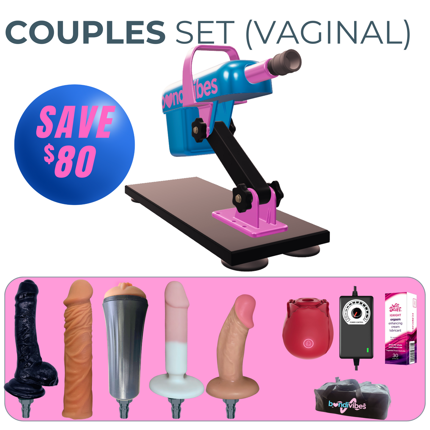 MKii Couples Sex Machine Set V