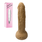 8" Vac - u - lock White Wonder Dildo - Bondivibes