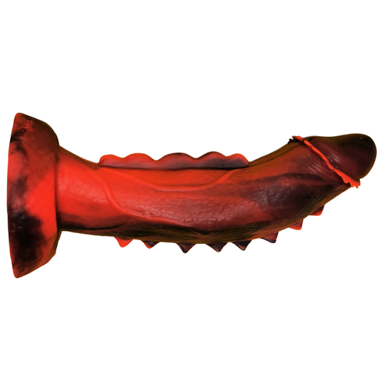 VAC-U-LOCK 9" Spiked Silicone Dragon Dildo