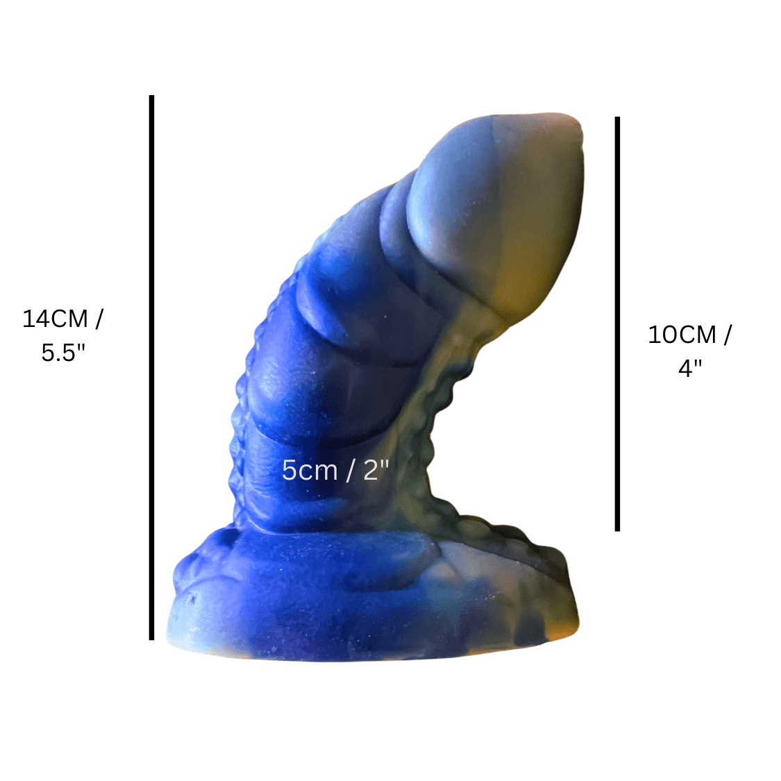 Vac - u - lock 5" Dragon Cosmic Dildo - Bondivibes