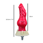 QUICKLOCK 7" Wolf Dragon Dildo - Bondivibes