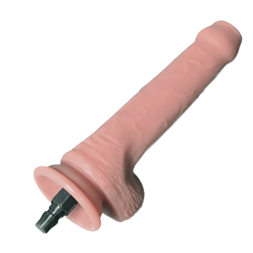 QUICKLOCK 8" Dual Density Foreskin Dildo - Bondivibes