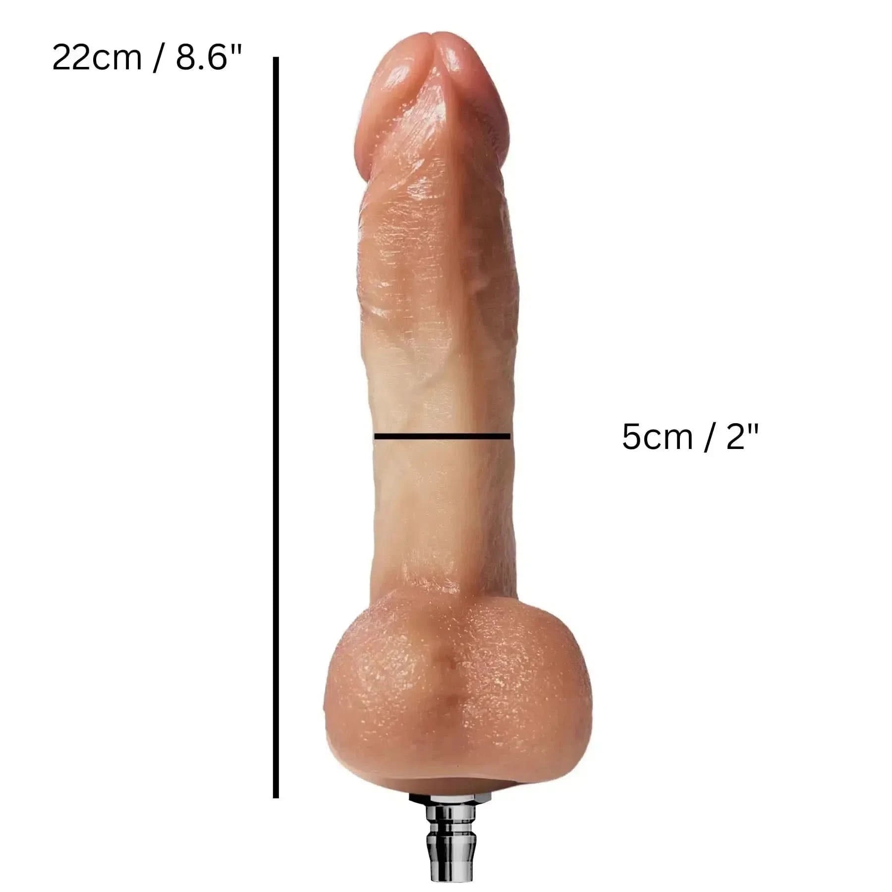 9" Hyper - Realistic Dildo Attachment - Bondivibes