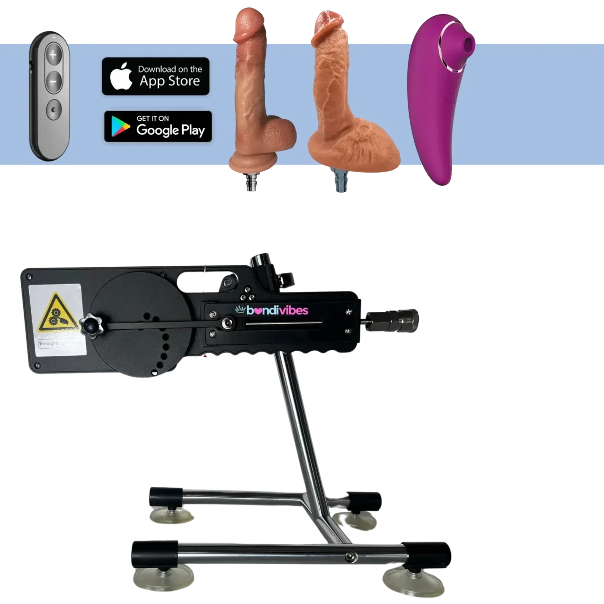 Bondi ForceFlex Dildo Sex Machine - Bondivibes