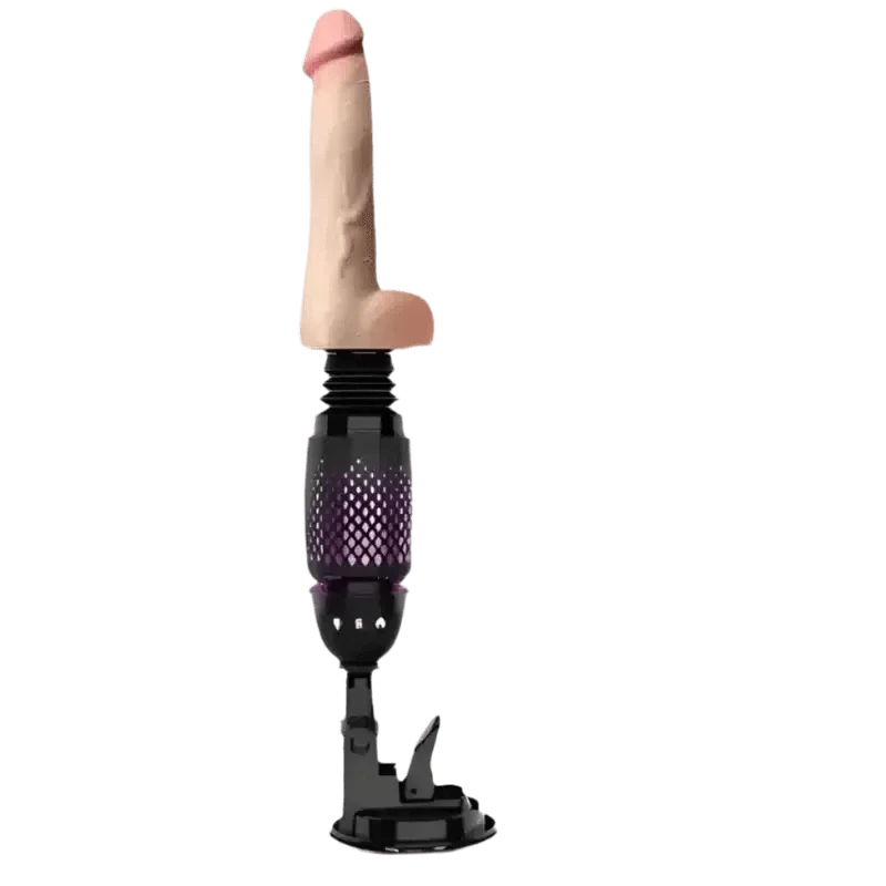Cordless Portable Sex Machine with Dildo - Bondivibes