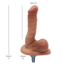 Flexible Silicone 7" Hyper Realistic Dildo - Bondivibes