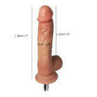 Fucking Machine 7" Realistic Dildo - Bondivibes