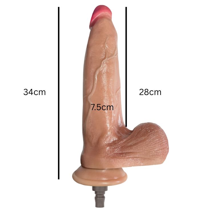 Huge 13" Realistic Silicone Dildo