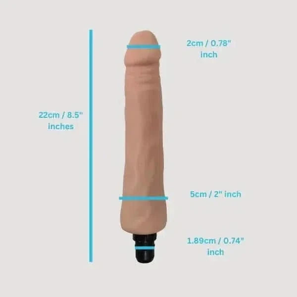 Massage Flesh Dildo Attachment 18.9mm - Bondivibes