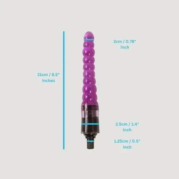 Massage Gun Anal Dildo 12.5mm - Bondivibes