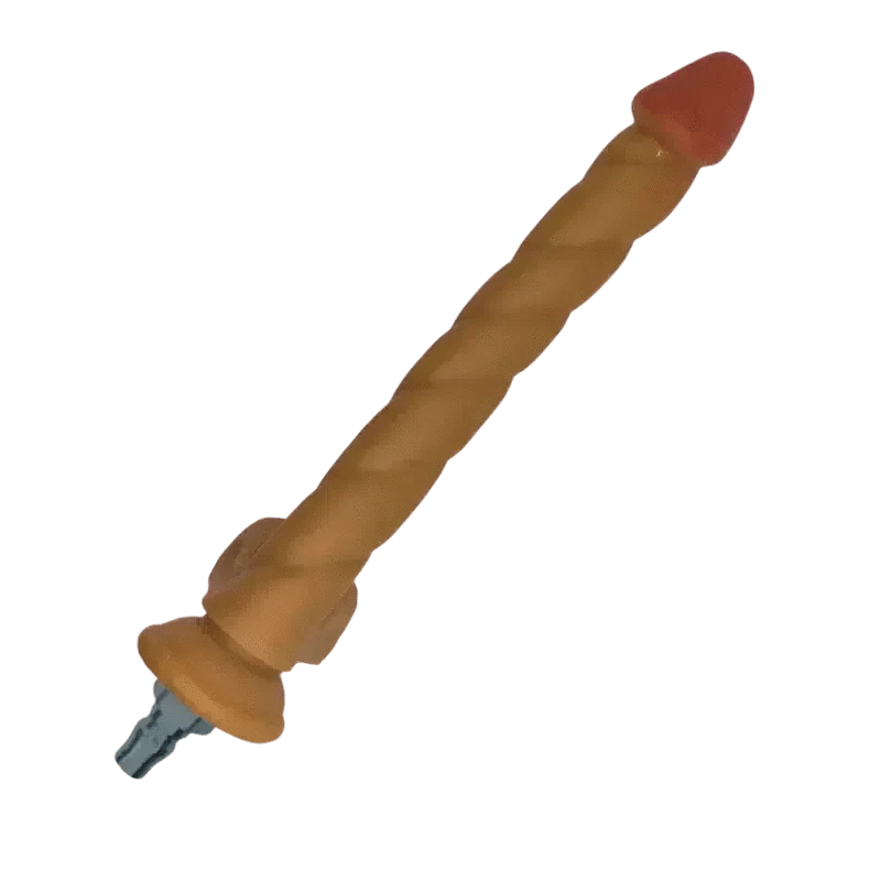 QUICKLOCK 12" Twisted Anal Dildo Attachment - Bondivibes