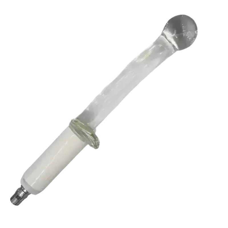Rapidlock Glass Sex Machine Dildo - Bondivibes