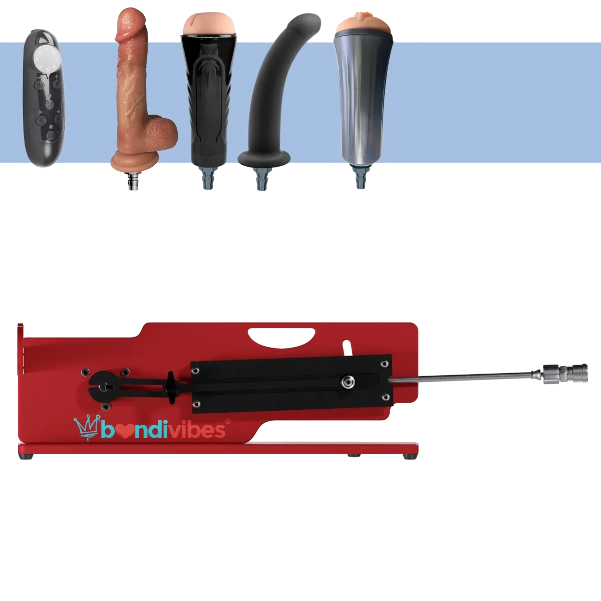 VORA 2 Couples Sex Machine Red - Bondivibes
