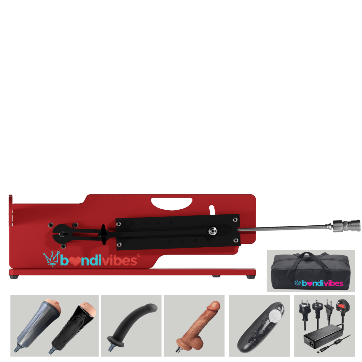 VORA 2 Couples Sex Machine Red - Bondivibes