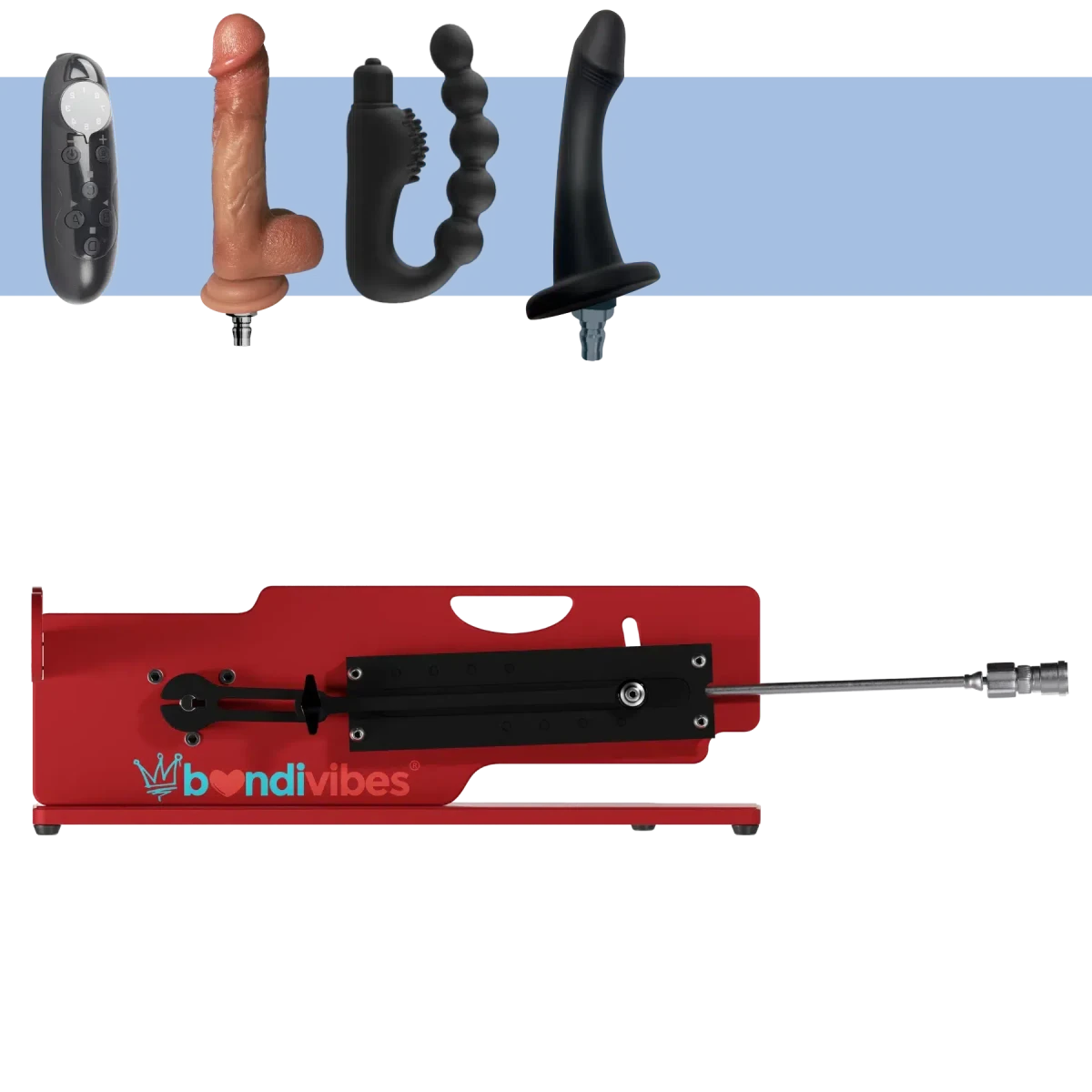 VORA 2 Sex Machine Red Anal Pack - Bondivibes