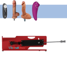 VORA 2 Sex Machine Red Dildo Pack - Bondivibes