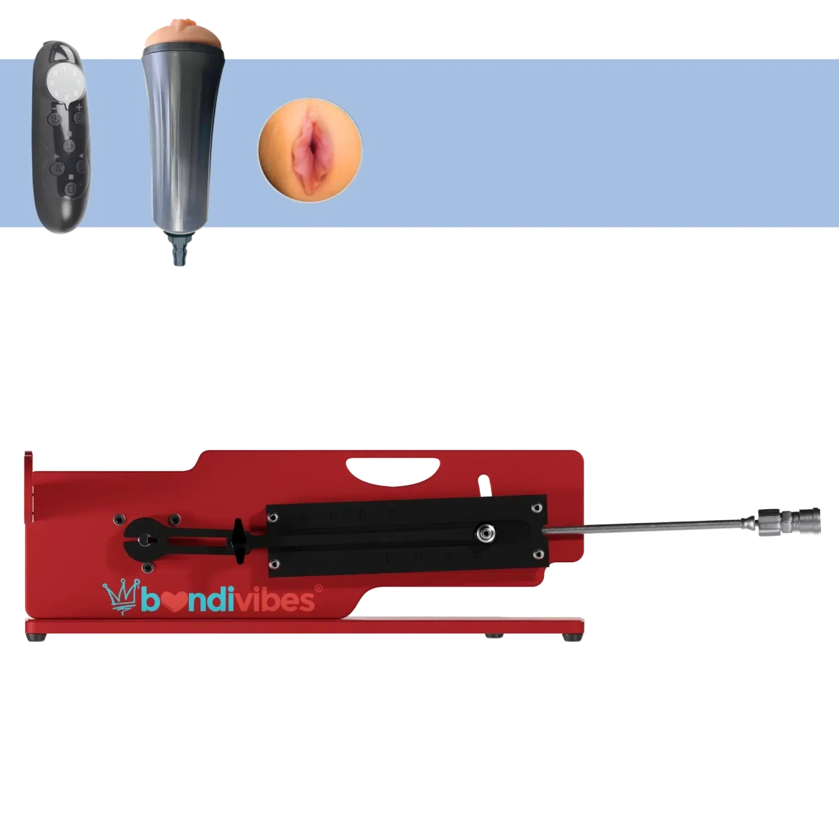 VORA 2 Vagina Masturbation Machine Red - Bondivibes