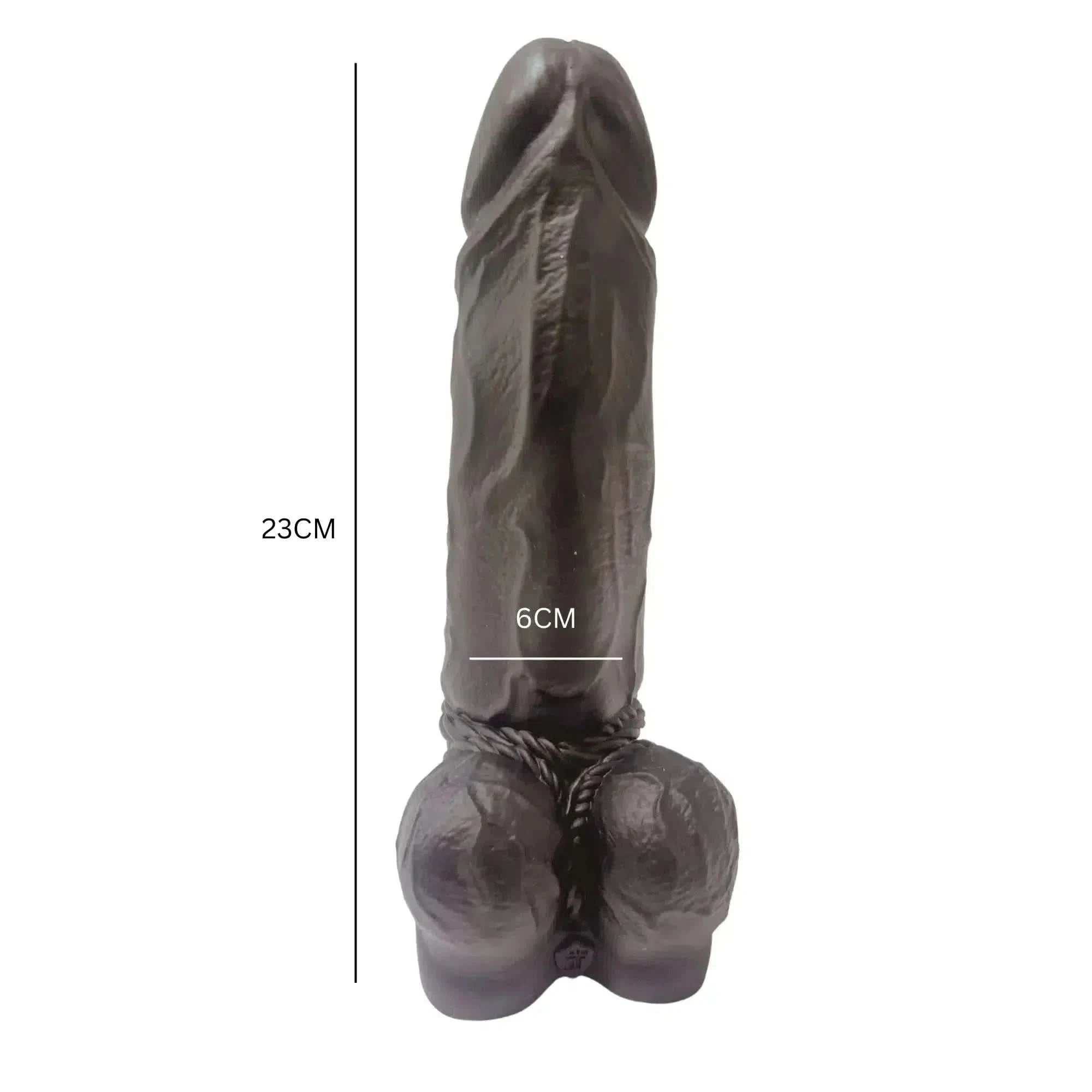 9" Vac - u - lock Black Beast Dildo - Bondivibes