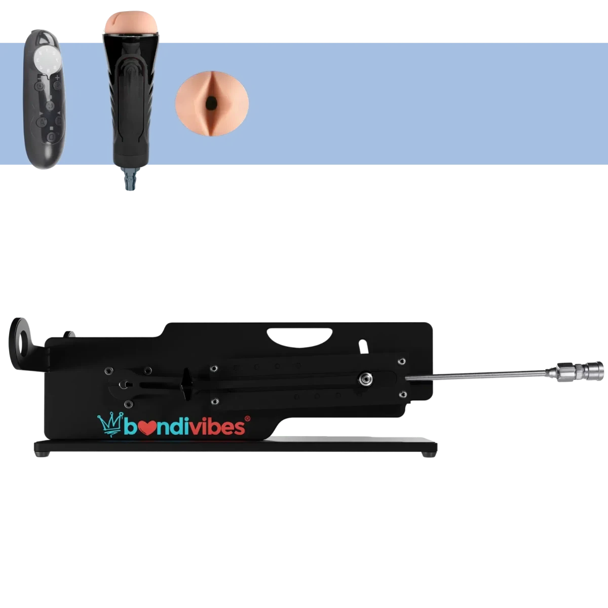 Vora V2 Sex Machine Masturbator black - Bondivibes