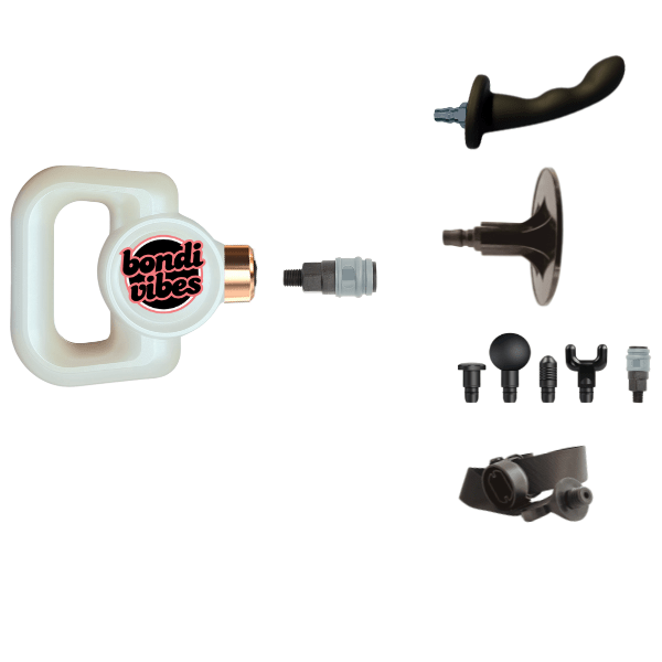 Anal Sex Machine Massage Gun White - Bondivibes