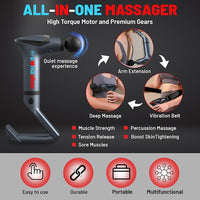 Thumbnail for New Noosa Vibrating Belt Massager Machine Black